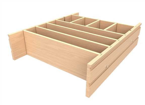 Deep Drawer Divider System - Base 27" - 30"